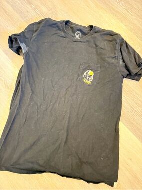 Altamont Black Pocket Tee with Yellow Graphic - Men's Casual Shirt